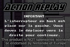 Action Replay (Europe) (En,Fr,De,It) (v3.3) (Unl) Cover